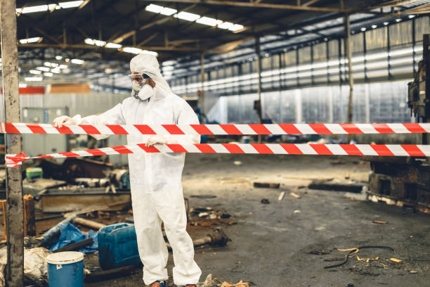 Professional Odor Removal technician working in Mountainburg, AR